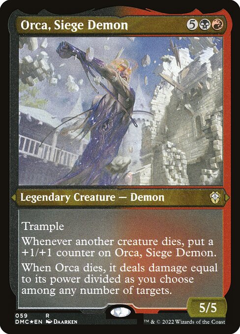 Orca, Siege Demon (59) [Dominaria United Commander]