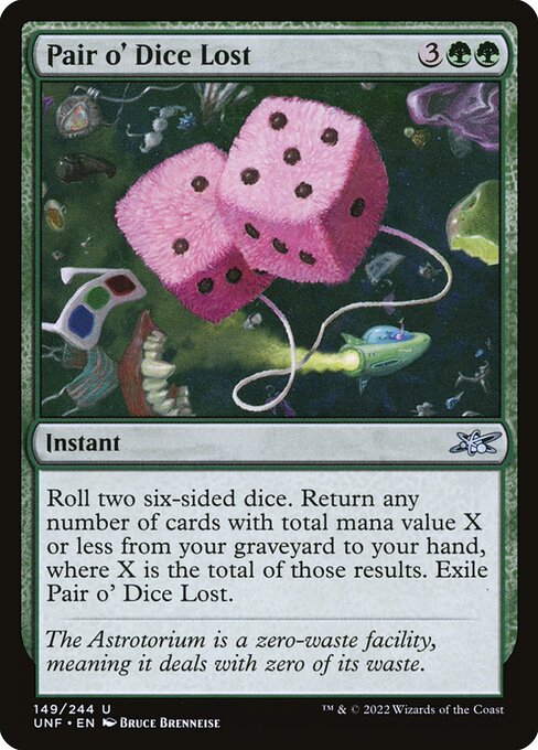 Pair o' Dice Lost (149) [Unfinity]