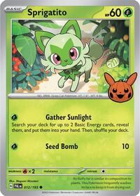 Sprigatito - 012/193 (012/193) [Trick or Trade BOOster Bundle 2024]