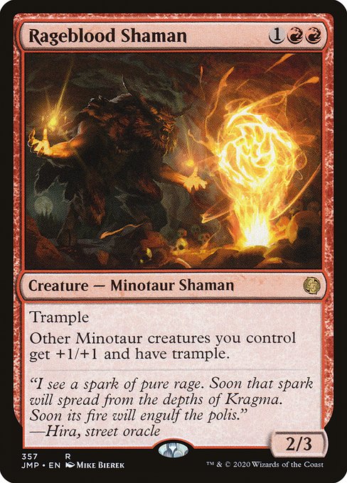 Rageblood Shaman (357) [Jumpstart]
