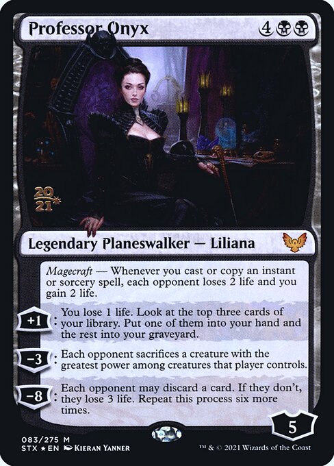 Professor Onyx (83s) [Strixhaven: School of Mages Promos]