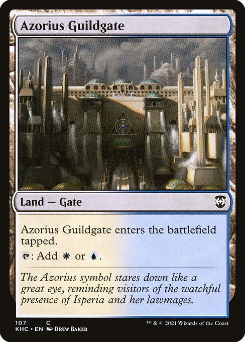 Azorius Guildgate (107) [Kaldheim Commander]