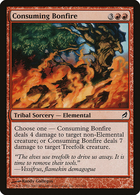 Consuming Bonfire (161) [Lorwyn]