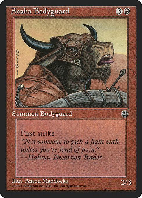 Anaba Bodyguard (66b) [Homelands]