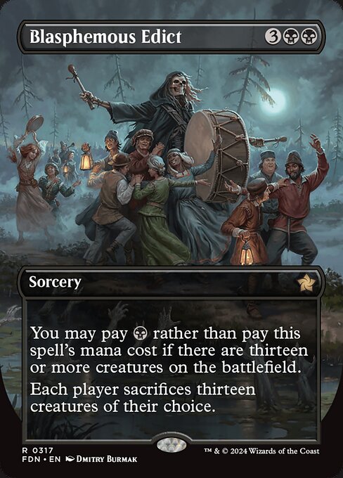Blasphemous Edict (317) [Foundations]