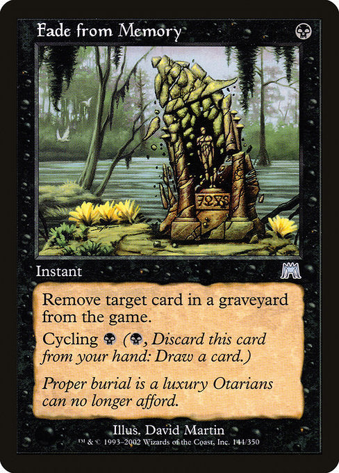 Fade from Memory (144) [Onslaught]
