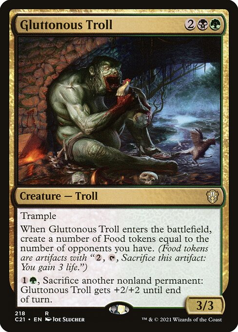 Gluttonous Troll (218) [Commander 2021]