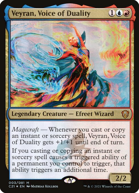Veyran, Voice of Duality (3) [Commander 2021]