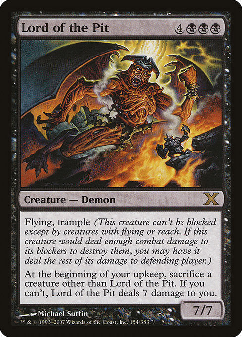 Lord of the Pit (154) [Tenth Edition]