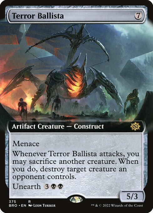 Terror Ballista (375) [The Brothers' War] [Extended Art]