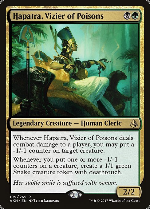Hapatra, Vizier of Poisons (199) [Amonkhet]