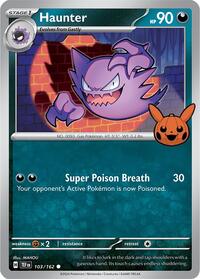 Haunter (103/162) [Trick or Trade BOOster Bundle 2024]