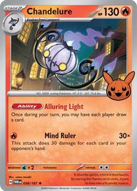 Chandelure (038/167) [Trick or Trade BOOster Bundle 2024]