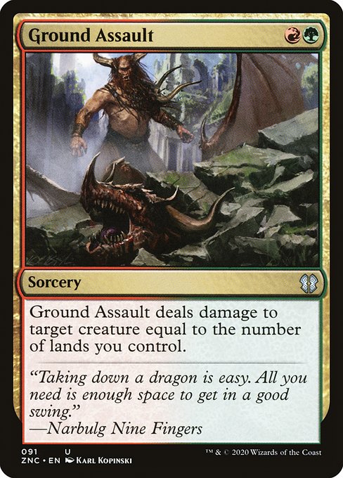 Ground Assault (91) [Zendikar Rising Commander]