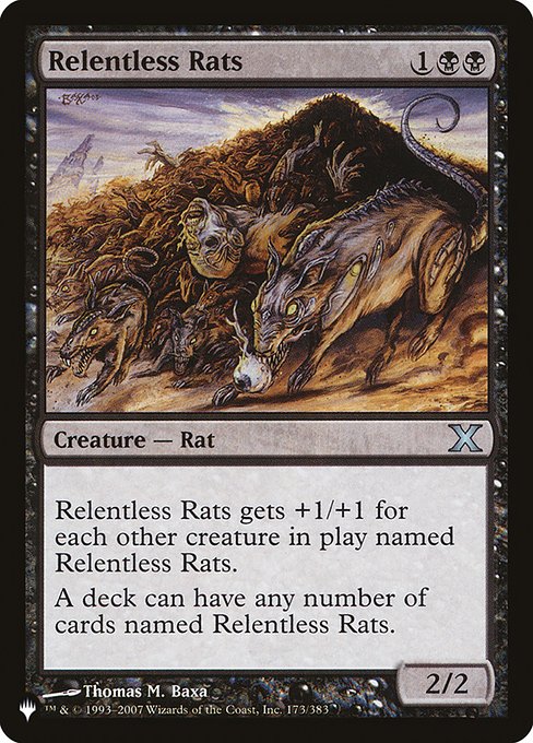 Relentless Rats (10E-173) [The List]