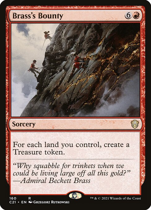 Brass's Bounty (160) [Commander 2021]