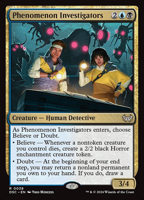 Phenomenon Investigators (38) [Duskmourn: House of Horror Commander]