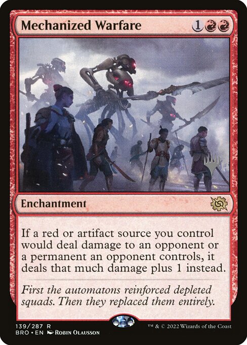 Mechanized Warfare (139p) [The Brothers' War Promos]