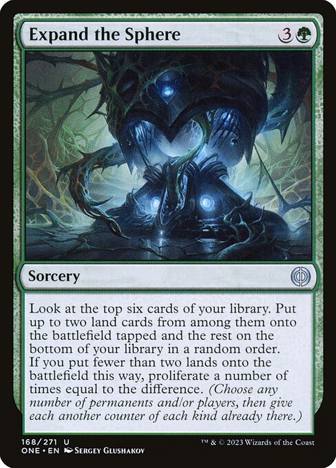 Expand the Sphere (168) [Phyrexia: All Will Be One]