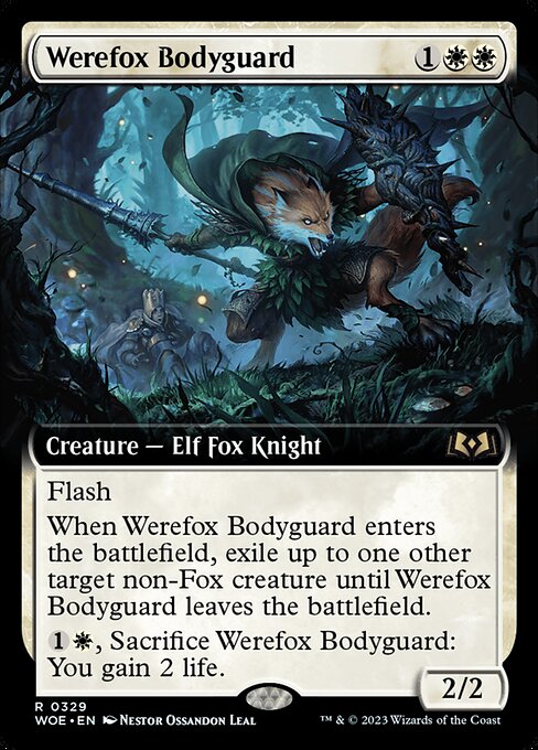 Werefox Bodyguard (329) [Wilds of Eldraine] [Extended Art]
