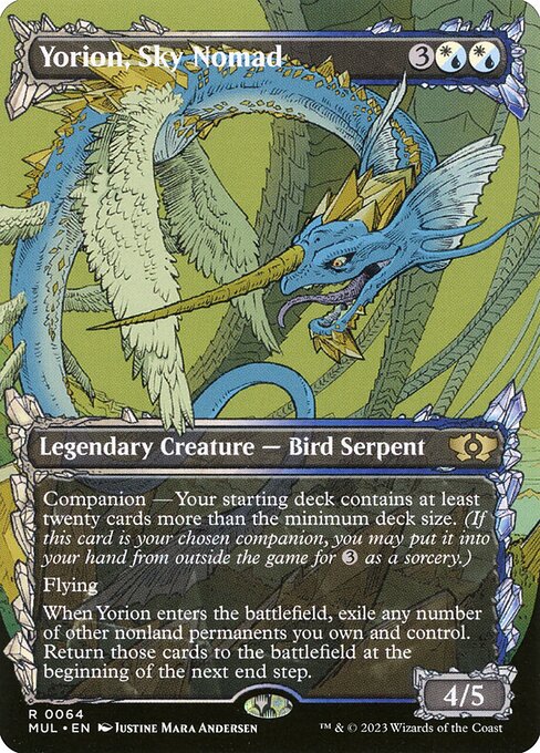 Yorion, Sky Nomad (64) [Multiverse Legends] [Showcase, Borderless]