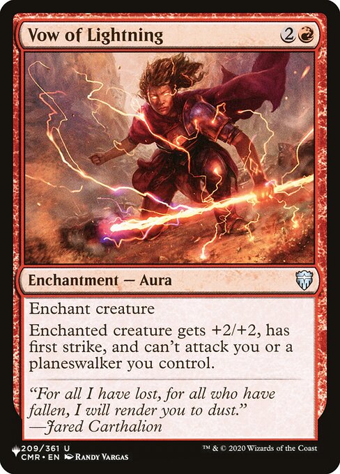 Vow of Lightning (CMR-209) [The List]