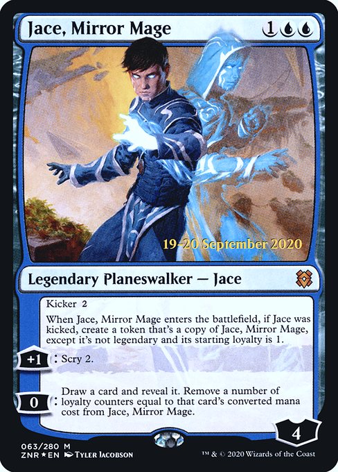 Jace, Mirror Mage (63s) [Zendikar Rising Promos]