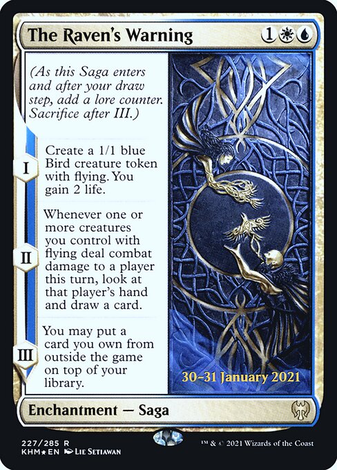 The Raven's Warning (227s) [Kaldheim Promos]