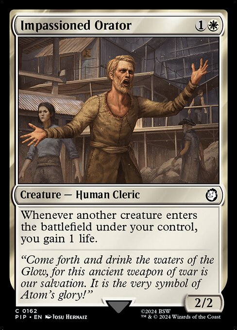 Impassioned Orator (162) [Fallout]