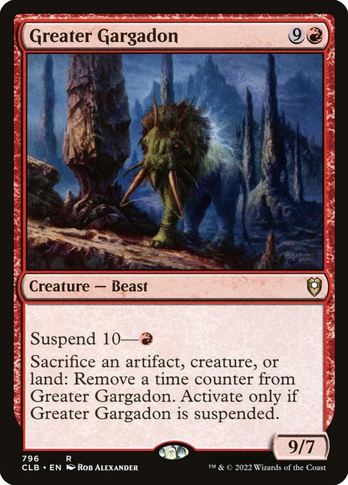 Greater Gargadon (796) [Commander Legends: Battle for Baldur's Gate]