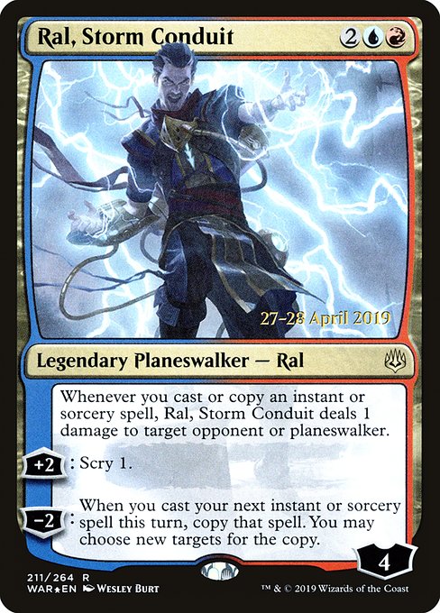 Ral, Storm Conduit (211s) [War of the Spark Promos]