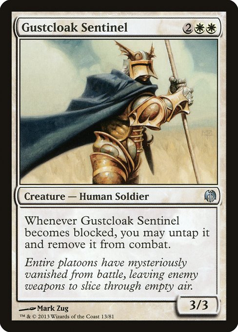 Gustcloak Sentinel (13) [Duel Decks: Heroes vs. Monsters]