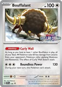 Bouffalant - 136 (136) [SV Scarlet and Violet Promo Cards]