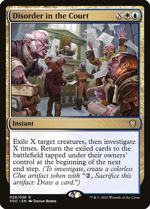 Disorder in the Court (29) [Crimson Vow Commander]