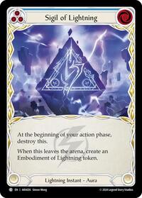 Sigil of Lightning (ARA026) [Blitz Deck Rosetta Aurora]