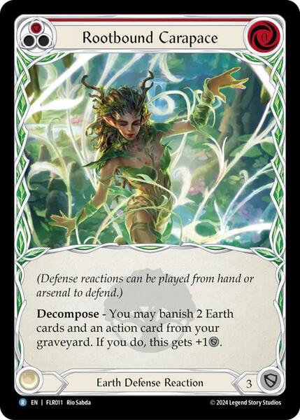 Rootbound Carapace (Red) (FLR011) [Blitz Deck Rosetta Florian]