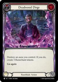 Deadwood Dirge (Red) (FLR014) [Blitz Deck Rosetta Florian]