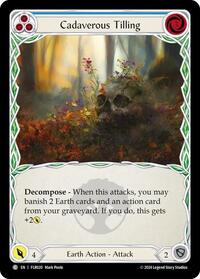 Cadaverous Tilling (Blue) (FLR020) [Blitz Deck Rosetta Florian]