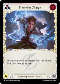 Flittering Charge (Red) (OSC008) [Blitz Deck Rosetta Oscilio]