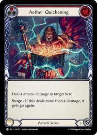Aether Quickening (Red) (OSC011) [Blitz Deck Rosetta Oscilio]