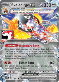 Skeledirge ex - 137 (137/182) [Prize Pack Series Cards]