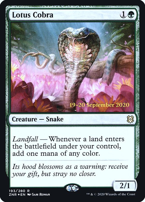 Lotus Cobra (193s) [Zendikar Rising Promos]