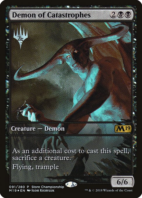 Demon of Catastrophes (91) [Core Set 2019 Promos]