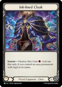 Ink-lined Cloak - LGS318 (LGS318) [Flesh and Blood Promo Cards]