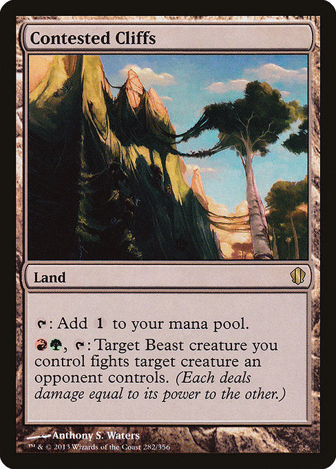 Contested Cliffs (282) [Commander 2013]