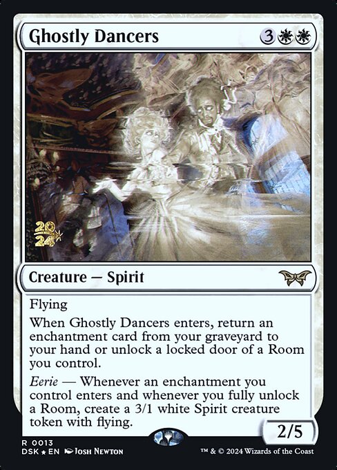 Ghostly Dancers (13s) [Duskmourn: House of Horror Promos]