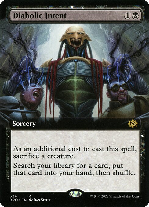 Diabolic Intent (324) [The Brothers' War] [Extended Art]