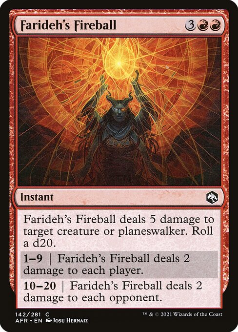 Farideh's Fireball (142) [Adventures in the Forgotten Realms]