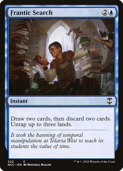 Frantic Search (222) [New Capenna Commander]