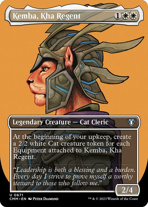 Kemba, Kha Regent (671) [Commander Masters] [Borderless]